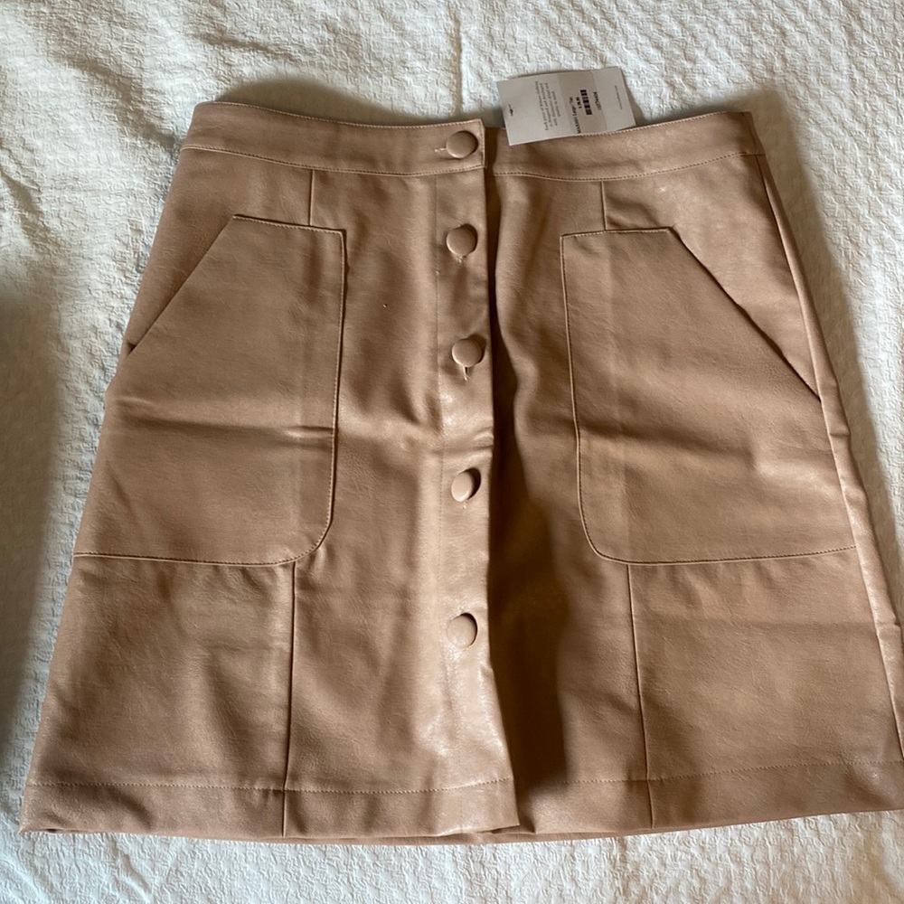 Bohme faux leather skirt